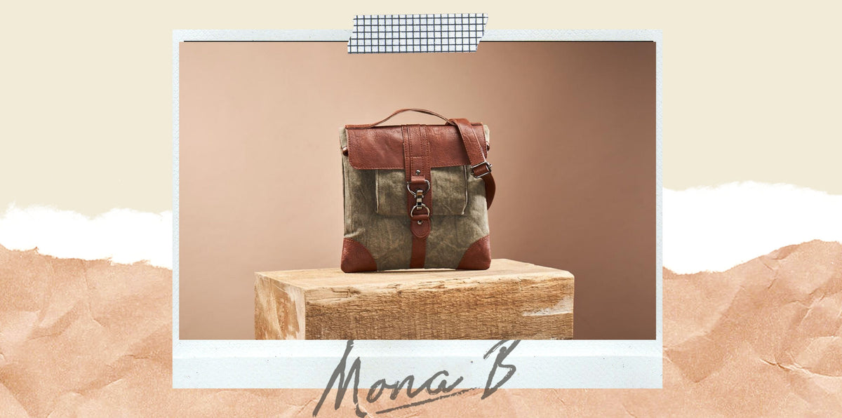 Mona B Live Love Wander Fold-Over Crossbody Bag