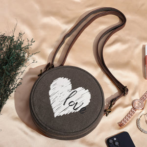 LOVE ROUND CROSSBODY, M-1829 (ORIGINAL LEATHER)