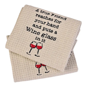 TRUE FRIEND DISHTOWEL- Set Of 2, MH-304