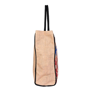 STAR Burlap Tote Bag B-551