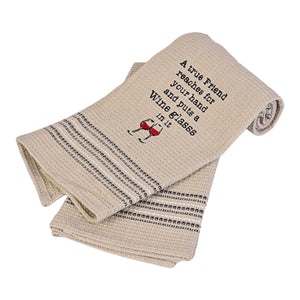 TRUE FRIEND DISHTOWEL- Set Of 2, MH-304