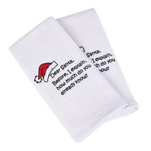 Load image into Gallery viewer, DEAR SANTA DISHTOWEL- Set Of 2, MH-306
