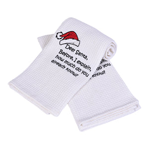 DEAR SANTA DISHTOWEL- Set Of 2, MH-306