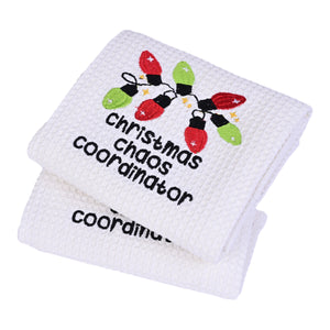 CHRISTMAS CHAOS DISHTOWEL- Set Of 2, MH-307