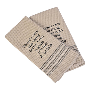 A BOTTLE DISHTOWEL- Set Of 2, MH-303