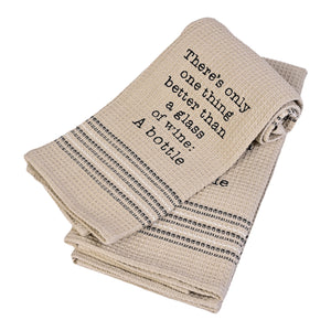 A BOTTLE DISHTOWEL- Set Of 2, MH-303