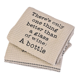 A BOTTLE DISHTOWEL- Set Of 2, MH-303