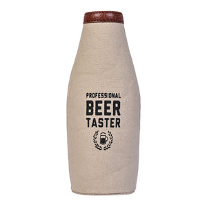 BEER TASTER Up-Cycled Canvas Drink Bottle Cover M-6553