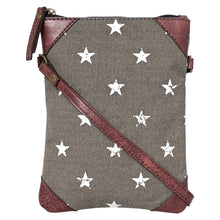 Load image into Gallery viewer, STAR CANVAS CROSSBODY Up-Cycled M-1822 (original leather)
