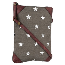 Load image into Gallery viewer, STAR CANVAS CROSSBODY Up-Cycled M-1822 (original leather)
