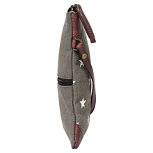 Load image into Gallery viewer, STAR CANVAS CROSSBODY Up-Cycled M-1822 (original leather)
