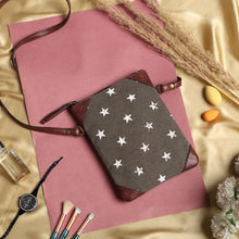 Load image into Gallery viewer, STAR CANVAS CROSSBODY Up-Cycled M-1822 (original leather)
