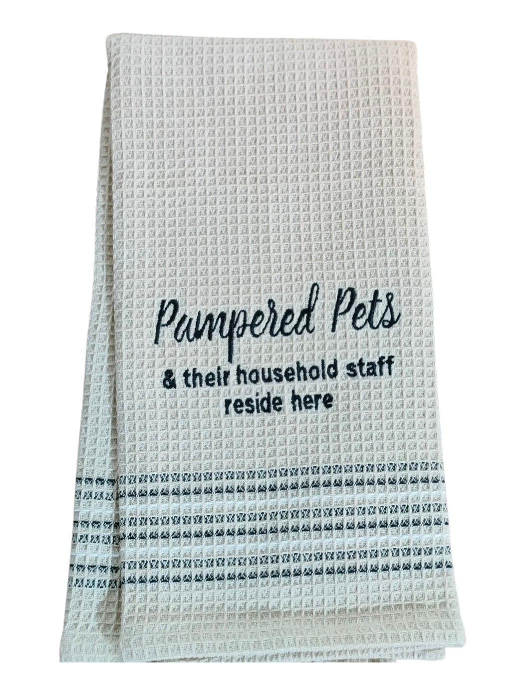 PAMPERED PETS DISHTOWEL - Set Of 2, MH-270